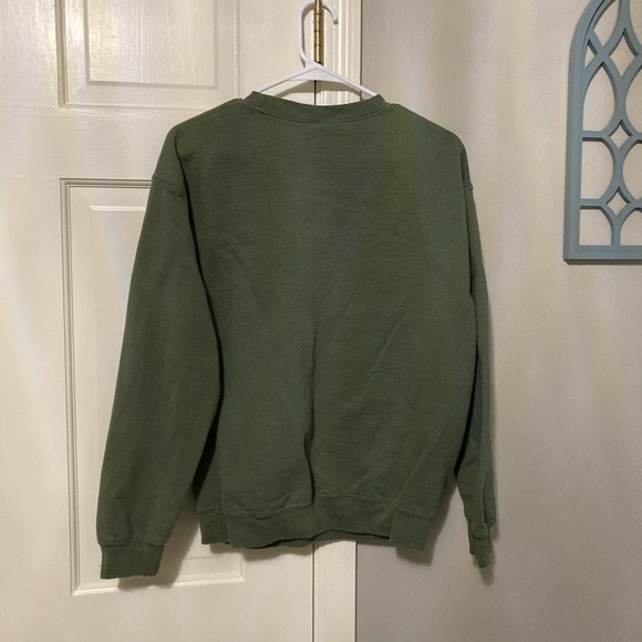 Gildan Forest Green Graphic Sweatshirt - Picture 5 of 5